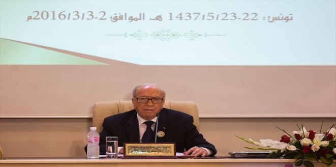 الرئيس التونسي يدعوا الوزراء العرب لصياغة نظام أمني شامل
