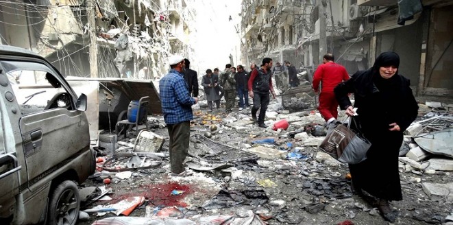 مقتل 1378 مدنياً في معارك سوريا خلال شهر فبراير